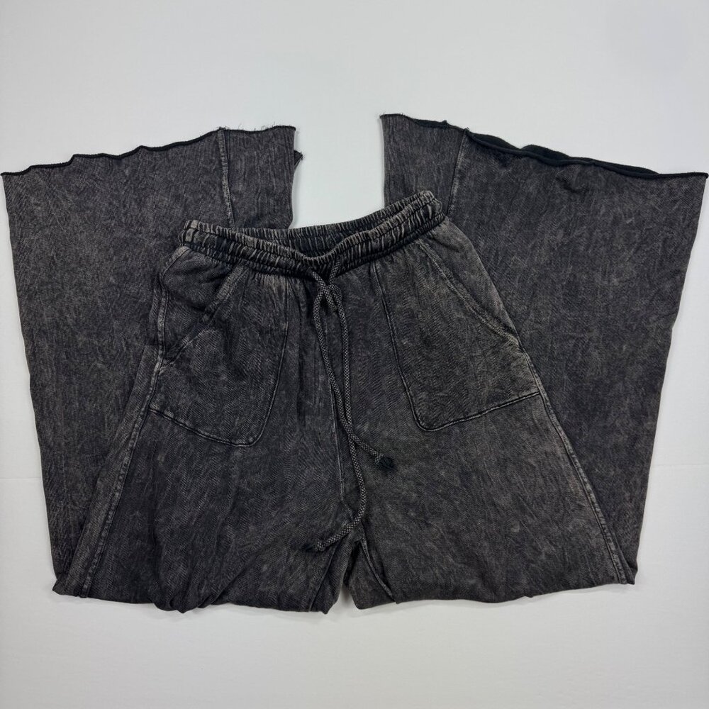Three Bird Nest Charcoal Wide-Leg Pants
